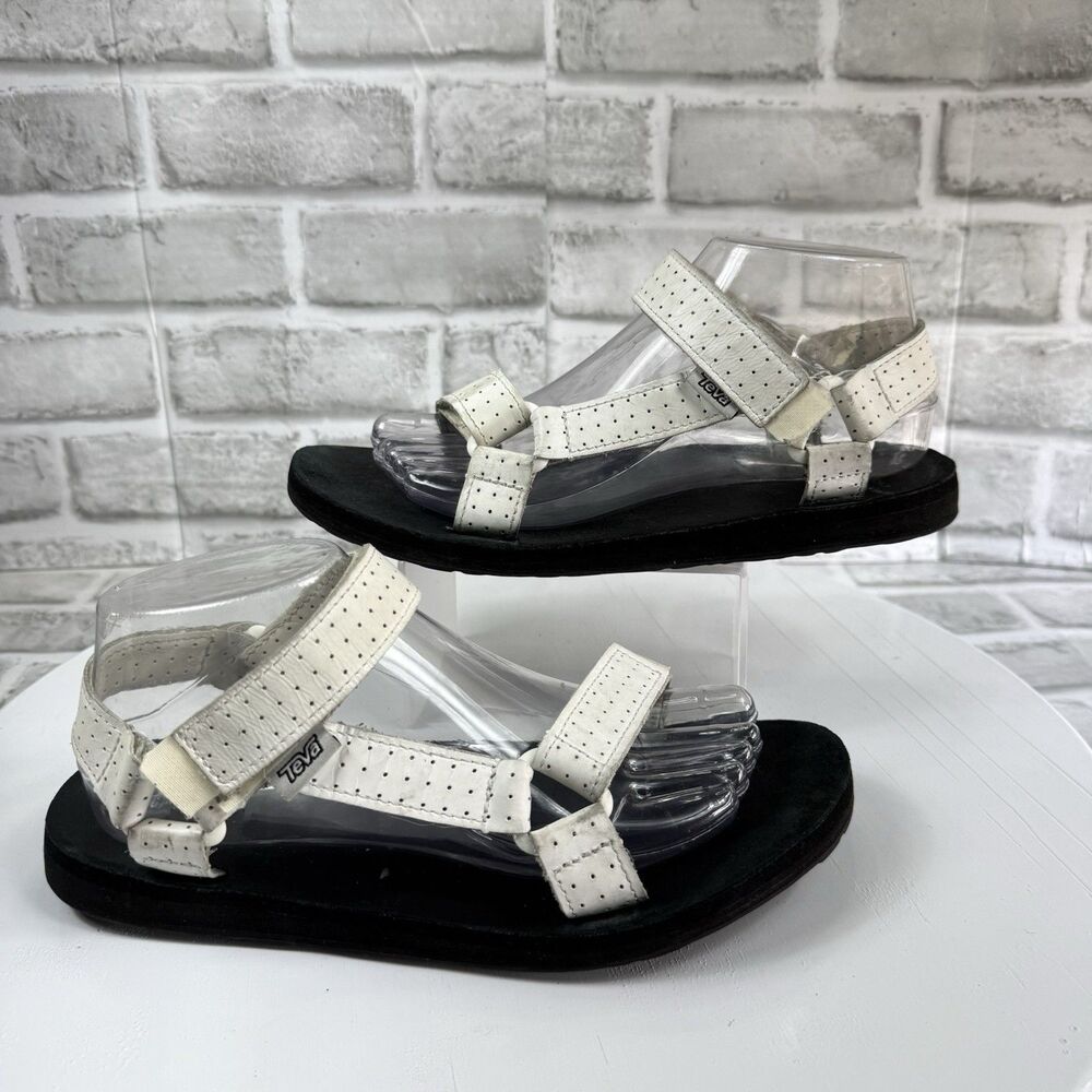 Teva Original Universal Derek Lam IOC Athleta White Sandals Women's Size 8